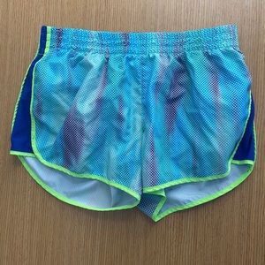 Multicolored athletic shorts